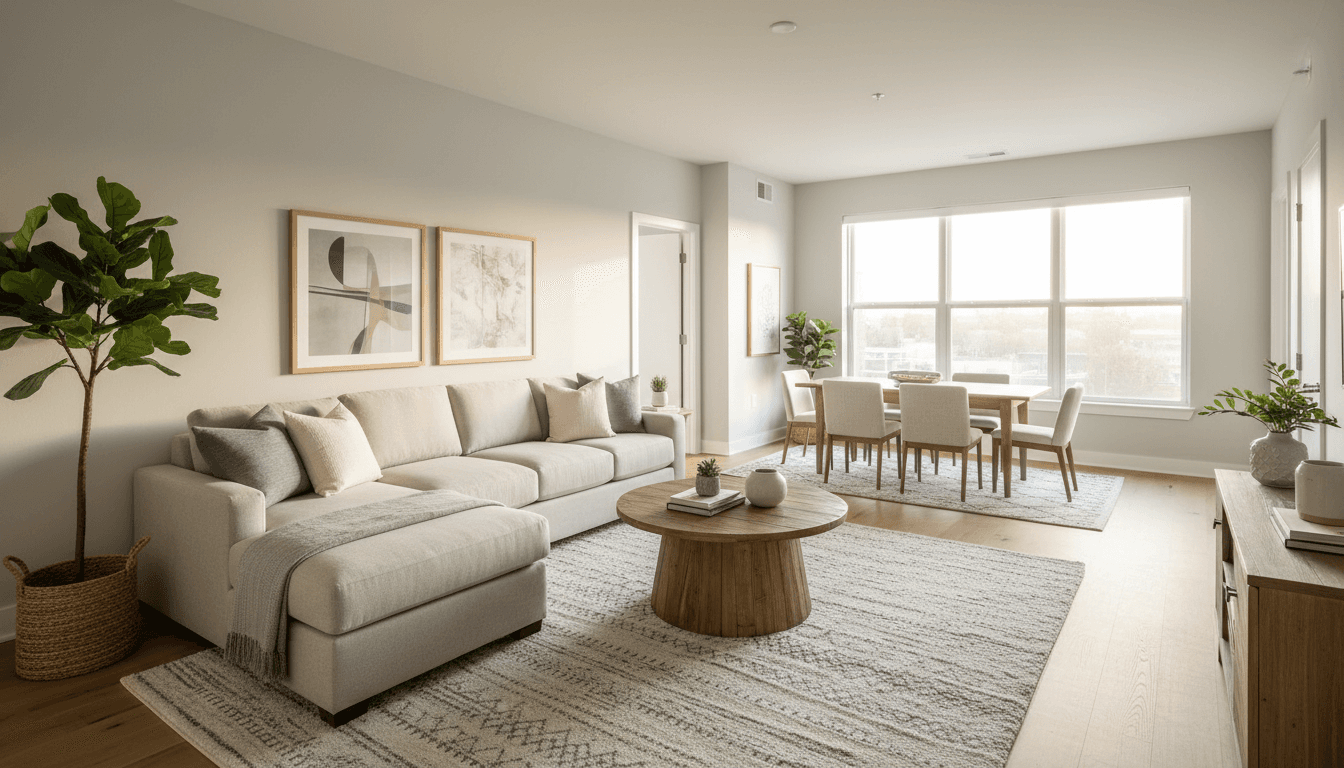 Professional living space with comfortable furnishings